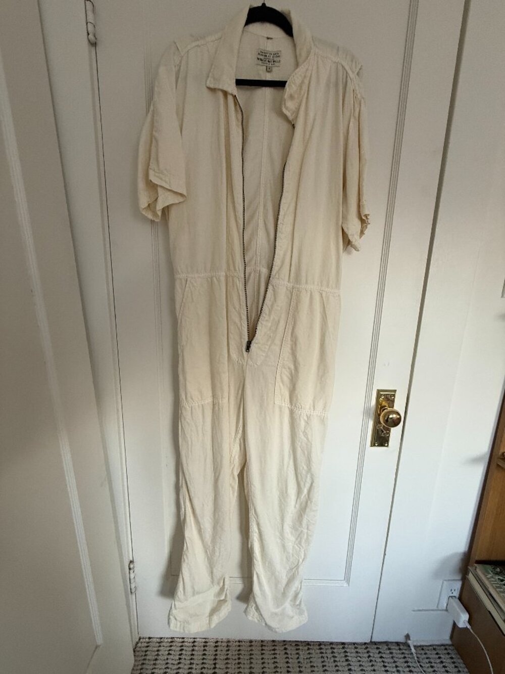 imogene + willie the s/s coverall in dover white